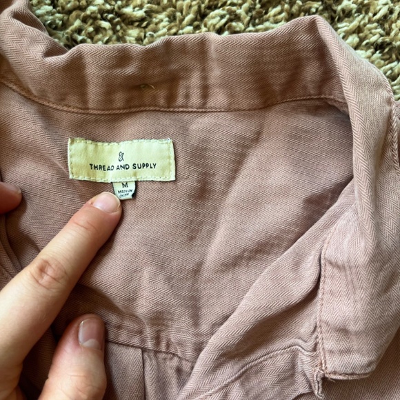 Thread & Supply button up t-shirt dress - Picture 2 of 4